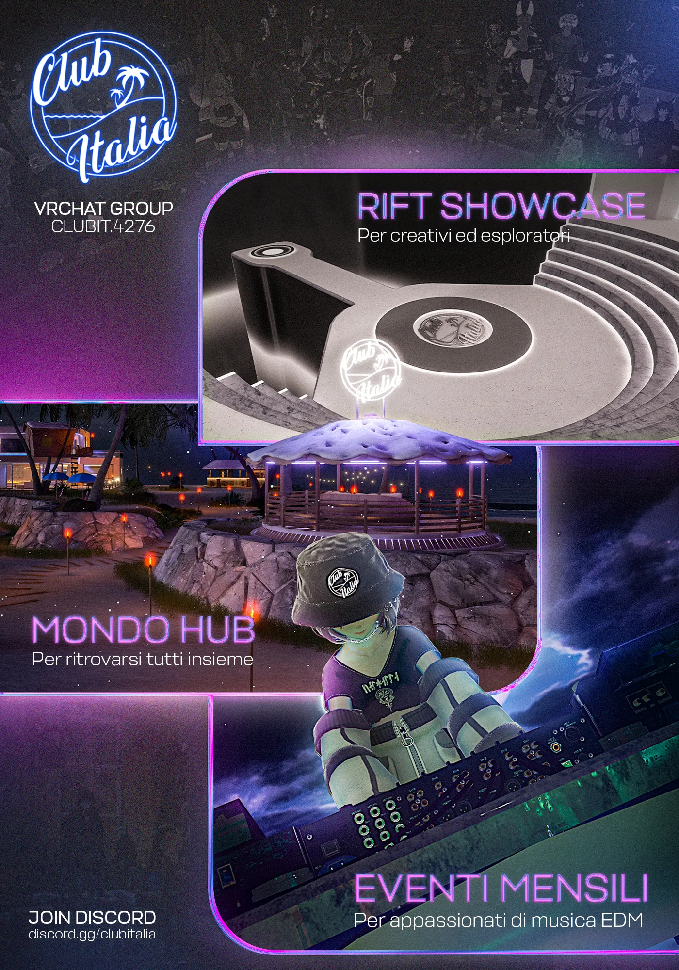 Club Italia flyers, 3