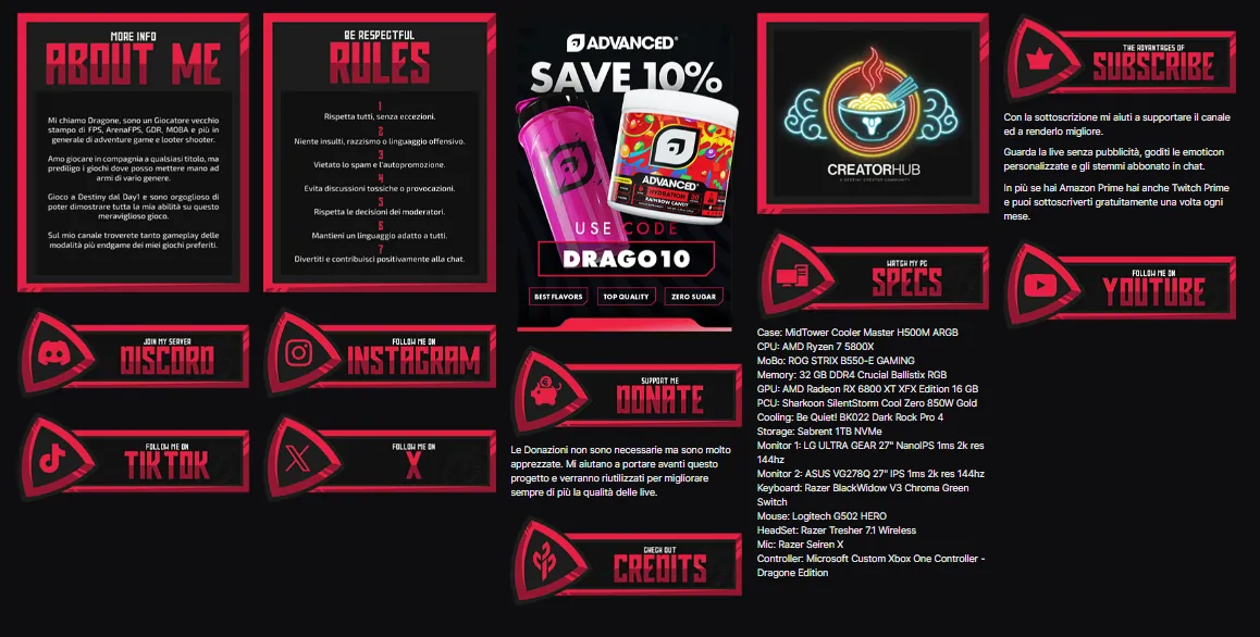 Dragone7 Identity, 1
